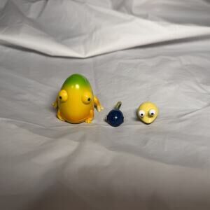 Pikmin 2 Nintendo GameCube 2004 Agatsuma Figure Wollywog Wogpole & Larvae Set